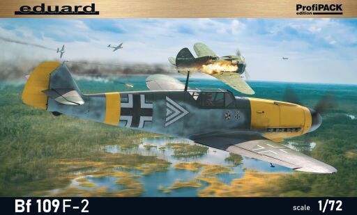 EDU70154 Bf 109F-2 1/72 Model samolotu do sklejania