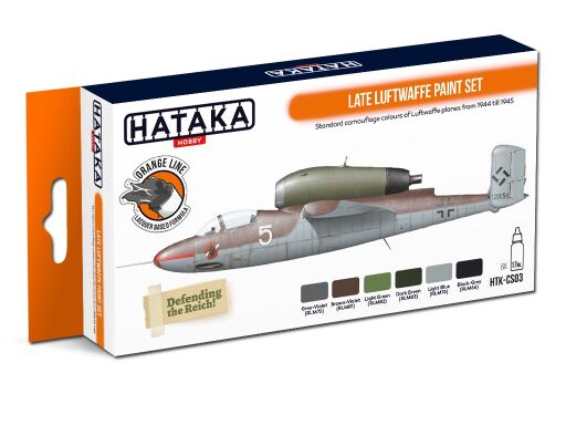 HTK-CS03 Late Luftwaffe paint set -- ORANGE LINE farby modelarskie