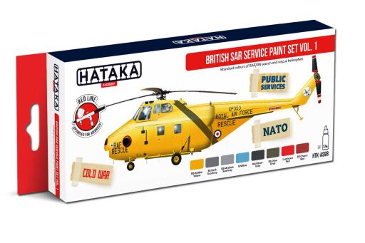 HTK-AS98  British SAR Service paint set vol. 1 farby modelarskie