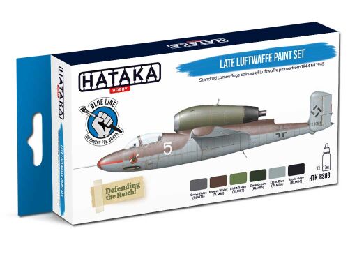 HTK-BS03  Late Luftwaffe paint set -- BLUE LINE farby modelarskie