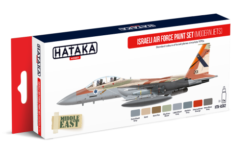 HTK-AS62 Israeli Air Force paint set (modern jets) farby modelarskie