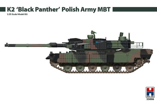 H2K35006 K2 'Black Panther' Polish Army MBT pojazdy wojskowe do sklejania