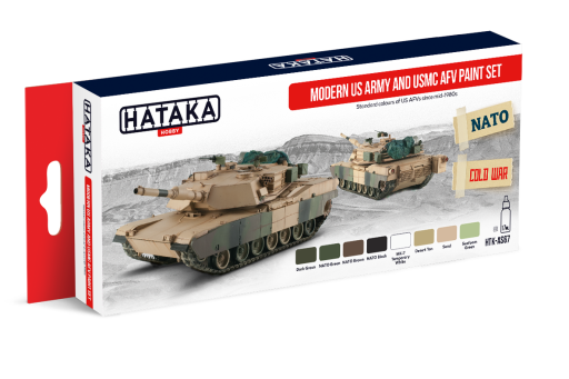 HTK-AS67 Modern US Army and USMC AFV paint set farby modelarskie