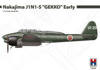 H2K72053 Nakajima J1N1-S "GEKKO" Early ex Fujimi + Cartograf