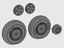 DH Mosquito wheels set!