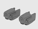 Mosquito two stage Merlin engine nacelles set for Tamiya Kit!