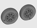 ASQ48068 1/48 F4U Corsair Block Thread Wheels set