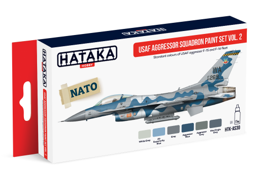 HTK-AS30 USAF Aggressor Squadron paint set vol. 2 farby modelarskie
