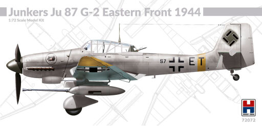 H2K72072 Junkers Ju G-2 Eastern Front 1994 - ACADEMY + CARTOGRAF + MASKI Model samolotu do sklejania