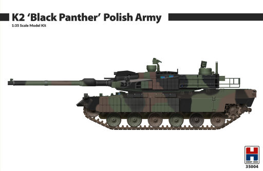 H2K35004 K2 'Black Panther' Polish Army pojazdy wojskowe do sklejania