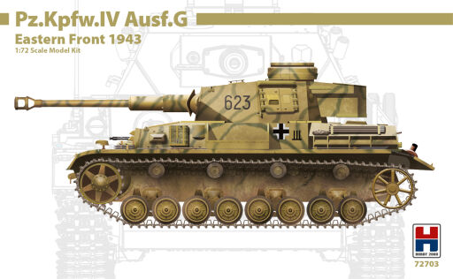 H2K72703 Pz.Kpfw.IV Ausf.G Eastern Front 1943 – DRAGON + CARTOGRAF pojazdy wojskowe do sklejania