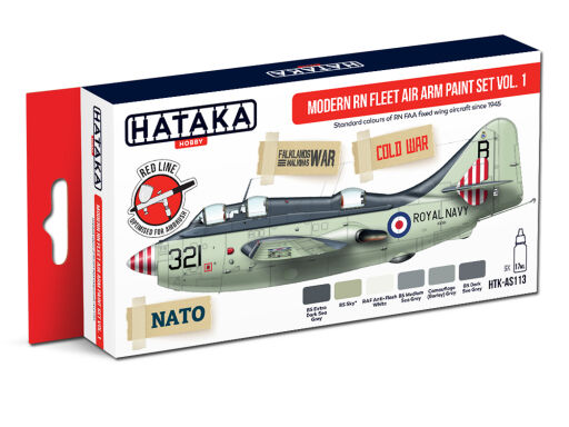 HTK-AS113 Modern RN Fleet Air Arm paint set  vol.1 farby modelarskie
