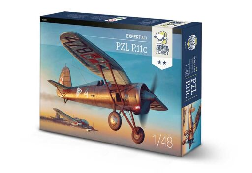40001 PZL P.11c Expert Set 1/48 Model samolotu do sklejania