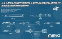 Meng SPS-072 U.S. Laser-Guided Bombs & Anti-Radiation Missiles