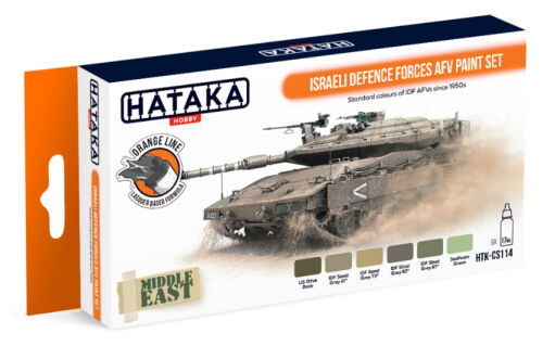 HTK-CS114 Israeli Defence Forces AFV paint set farby modelarskie