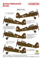 TCH72123 PZL P.11c decals