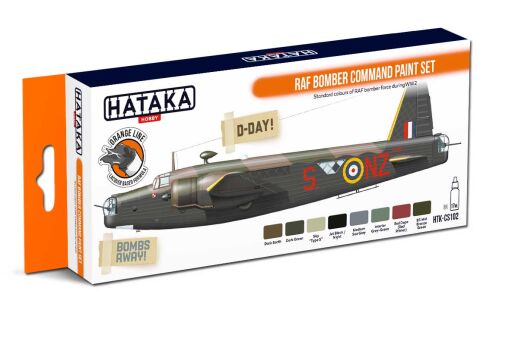 HTK-CS102 RAF Bomber Command paint set -- ORANGE LINE farby modelarskie