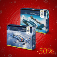 .Zestaw-1 F-6C Mustang™  + F4F-4 Wildcat®
