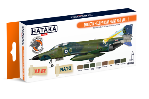 HTK-CS68 Modern Hellenic AF paint set vol. 1 -- ORANGE LINE farby modelarskie