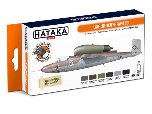 HTK-CS03 Late Luftwaffe paint set -- ORANGE LINE farby modelarskie