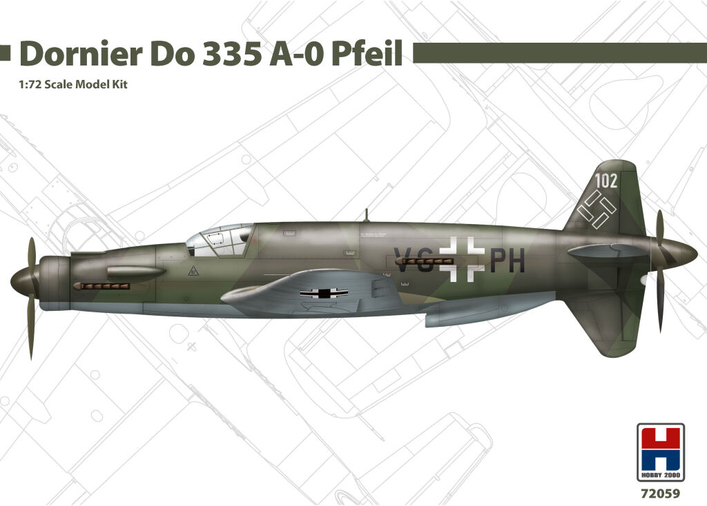 H2K72059 Dornier Do 335 A-0 Pfeil