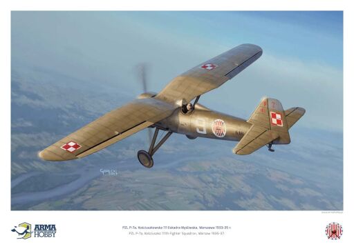 70005-A3 PZL P.7a - plakat