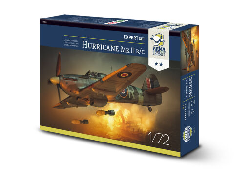 70042 Hurricane Mk II b/c Expert Set Model samolotu do sklejania