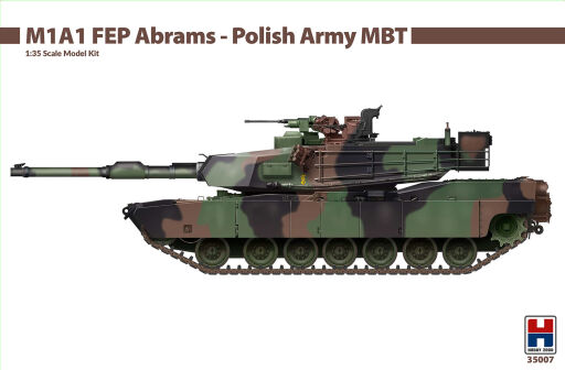 H2K35007 M1A1 FEP Abrams - Polish Army MBT pojazdy wojskowe do sklejania