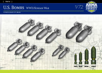 70076 U.S. Bombs WWII/Korean War 1/72