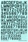 TCH48819 U.S. Letters & Numbers (Black) - 2