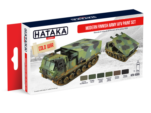 HTK-AS65 Modern Finnish Army AFV paint set farby modelarskie