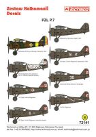 TCH72141 PZL P.7a Decal Set