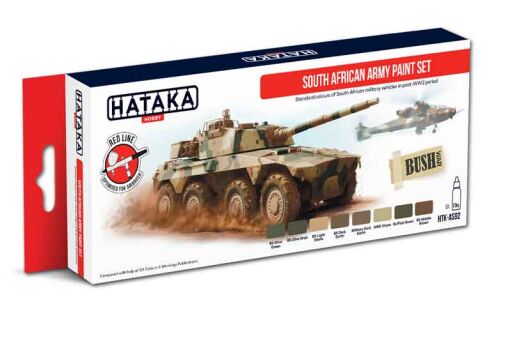 HTK-AS92  South African Army paint set farby modelarskie