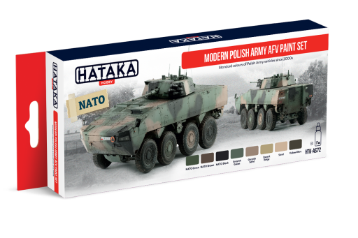 HTK-AS72 Modern Polish Army AFV paint set farby modelarskie