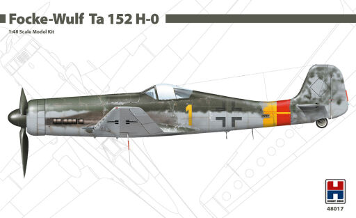 H2K48017 Focke-Wulf Ta 152 H-0 ex Dragon + Cartograf Model samolotu do sklejania