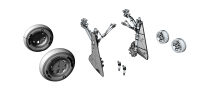 48009-3D Hurricane 1/48 Main landing gear with covers 3D-File