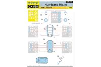 EDUCX568 Masks Hurricane Mk IIc 1/72  (ARMA HOBBY)!