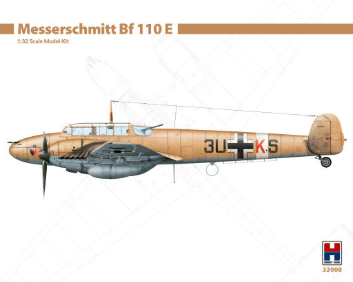 H2K32008 Messerschmitt Bf 110 E