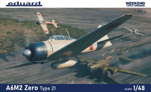 EDU84189 A6M2 Zero Type 21 1/48 Model samolotu do sklejania