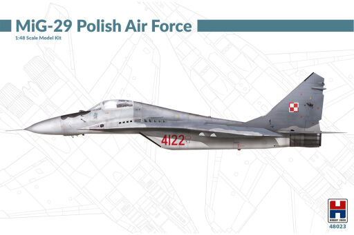 H2K48023 MiG-29 Polish Air Force Model samolotu do sklejania
