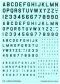 TCH72151 U.S. Letters & Numbers (Black) - 3