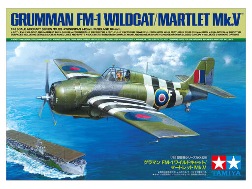 Tamiya 61126 Grumman FM-1 Wildcat/Martlet MK.V w skali 1/48