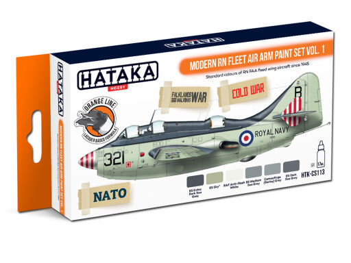 HTK-CS113 Modern RN Fleet Air Arm paint set vol. 1 farby modelarskie