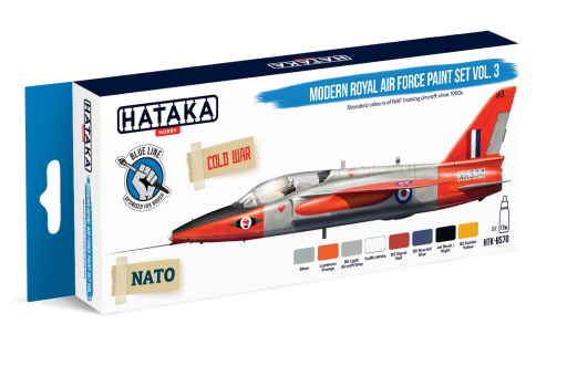 HTK-BS70 Modern Royal Air Force paint set vol. 3 --> BLUE LINE