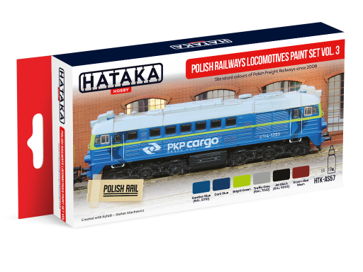 HTK-AS57 Polish Railways locomotives paint set vol. 3 farby modelarskie