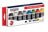 HTK-AS100 Scale Modelling Basic Colours set