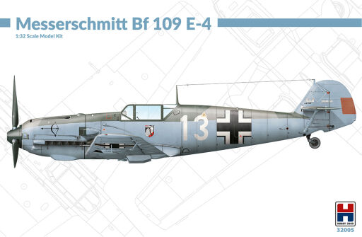 H2K32005 Messerschmitt Bf 109 E-4 ex Dragon + Cartograf Model samolotu do sklejania