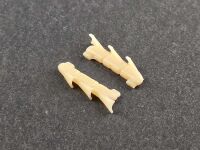 58006b Rury wydechowe Hurricane 1/48 - późne "Fishtail"- 1/48 Wydruk 3D