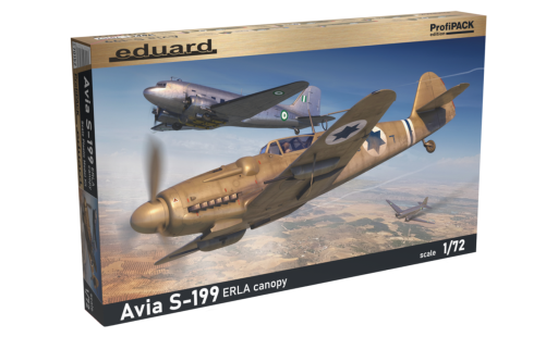 EDU70152 Avia S-199 ERLA canopy 1/72 Model samolotu do sklejania