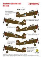 TCH72120  PZL P.11c decals